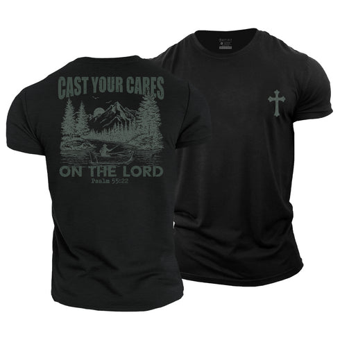 Men's Cast Your Cares on The Lord Cotton T-Shirt